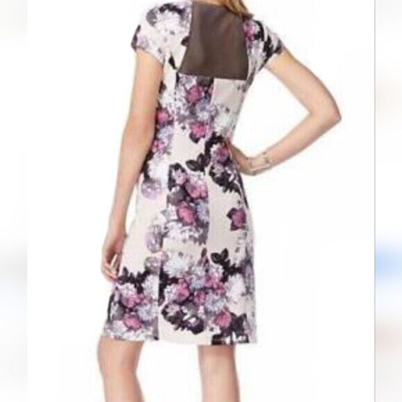 INC International Concepts Sheath Dress with Sheer Net Details - Picture 1 of 10